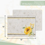 Candice Cotton Placemats 13" X 19" - Set of 4