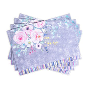 Sweet Rose Cotton Placemats 13" X 19" - Set of 4