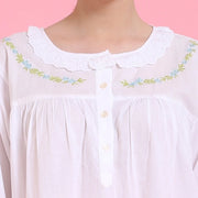Women's Cotton Long Sleeve Nightgown