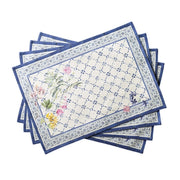Faience Cotton Placemats 13" X 19" - Set of 4