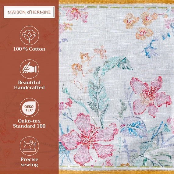 Paradise Island Cotton Placemats 13" X 19" - Set of 4