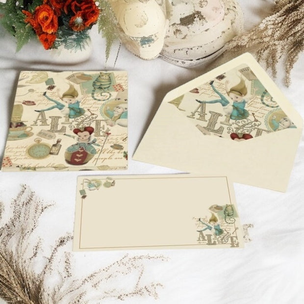 "Alice" Made in Italy Stationery (Pack of 10)