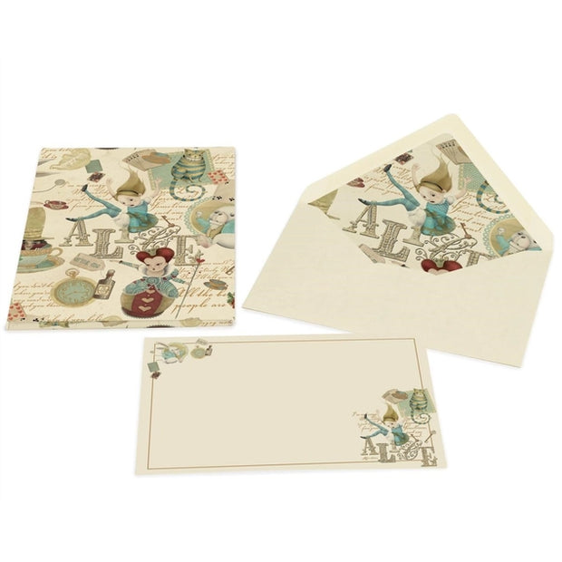 "Alice" Made in Italy Stationery (Pack of 10)
