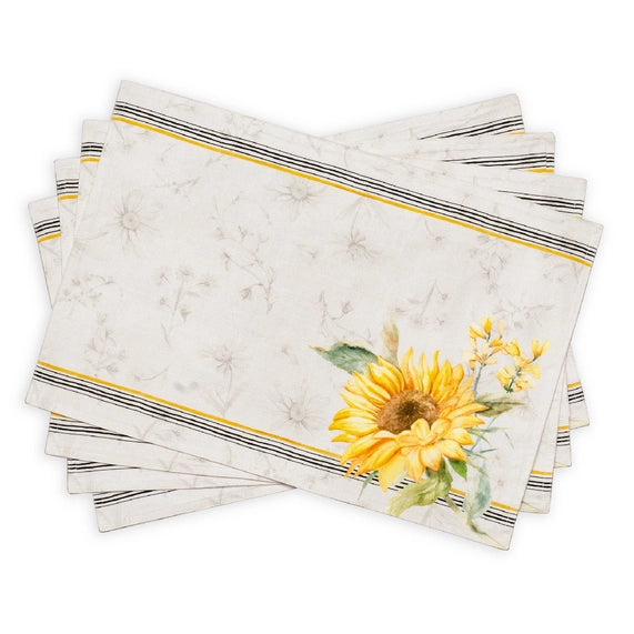 Candice Cotton Placemats 13" X 19" - Set of 4