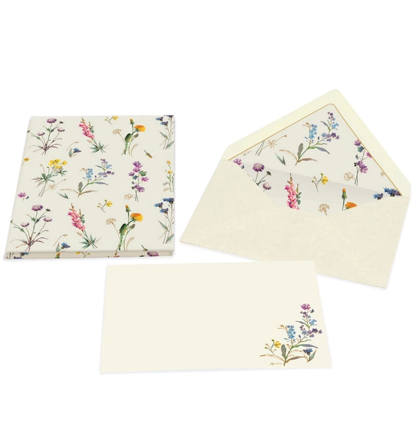"Wild Flowers" Made in Italy Stationery (Pack of 10)