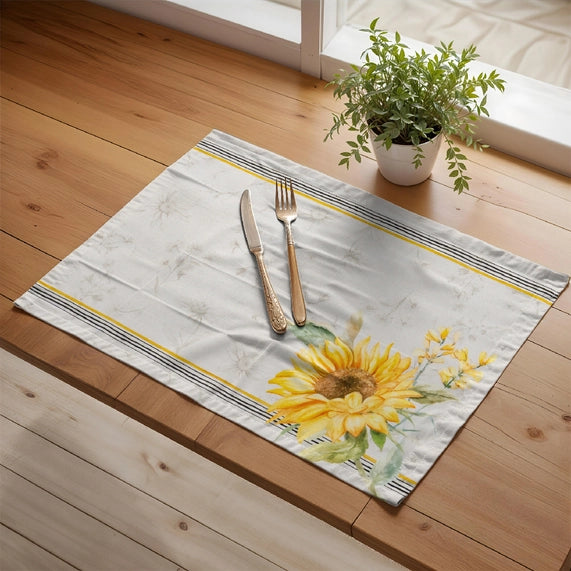 Candice Cotton Placemats 13" X 19" - Set of 4