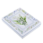 Lily of the Valley Dessert Spoons with Ceramic Handles in Gift Box - Set of 4